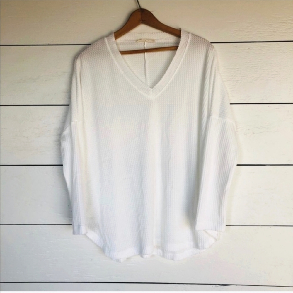 Add this to any bundle for FREE - Boho thermal oversized top